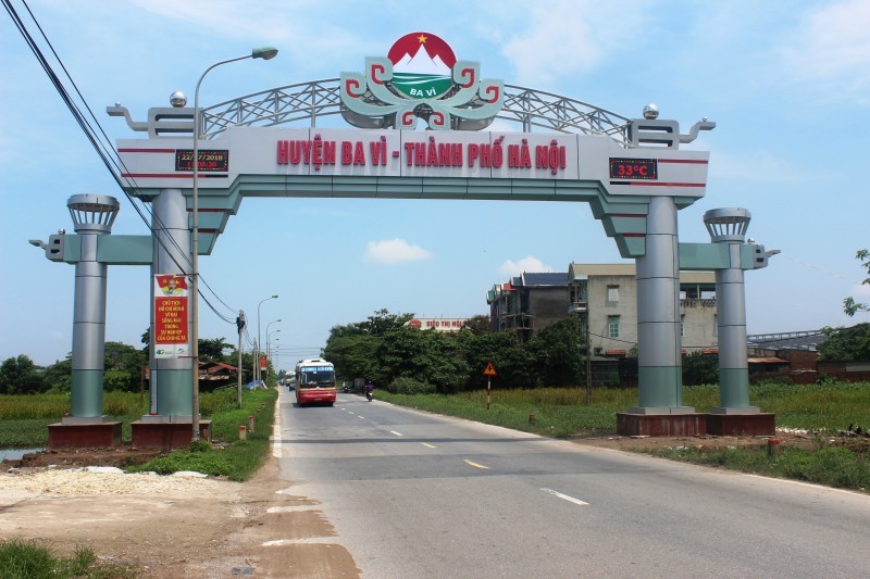Điều chỉnh, bổ sung kế hoạch sử dụng đất năm 2018 huyện Ba Vì và quận Bắc Từ Liêm 