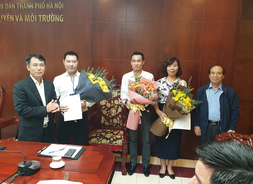 Công bố quyết định bổ nhiệm, điều động cán bộ Sở Tài nguyên và Môi trường Hà Nội
